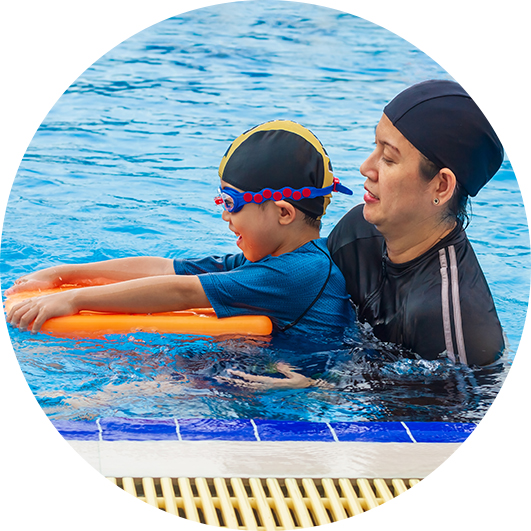 about Being Swimming